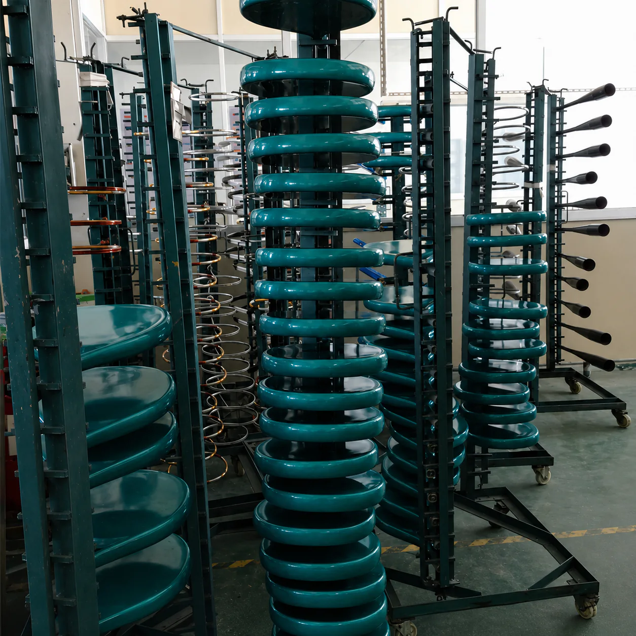 Factory paddle racks