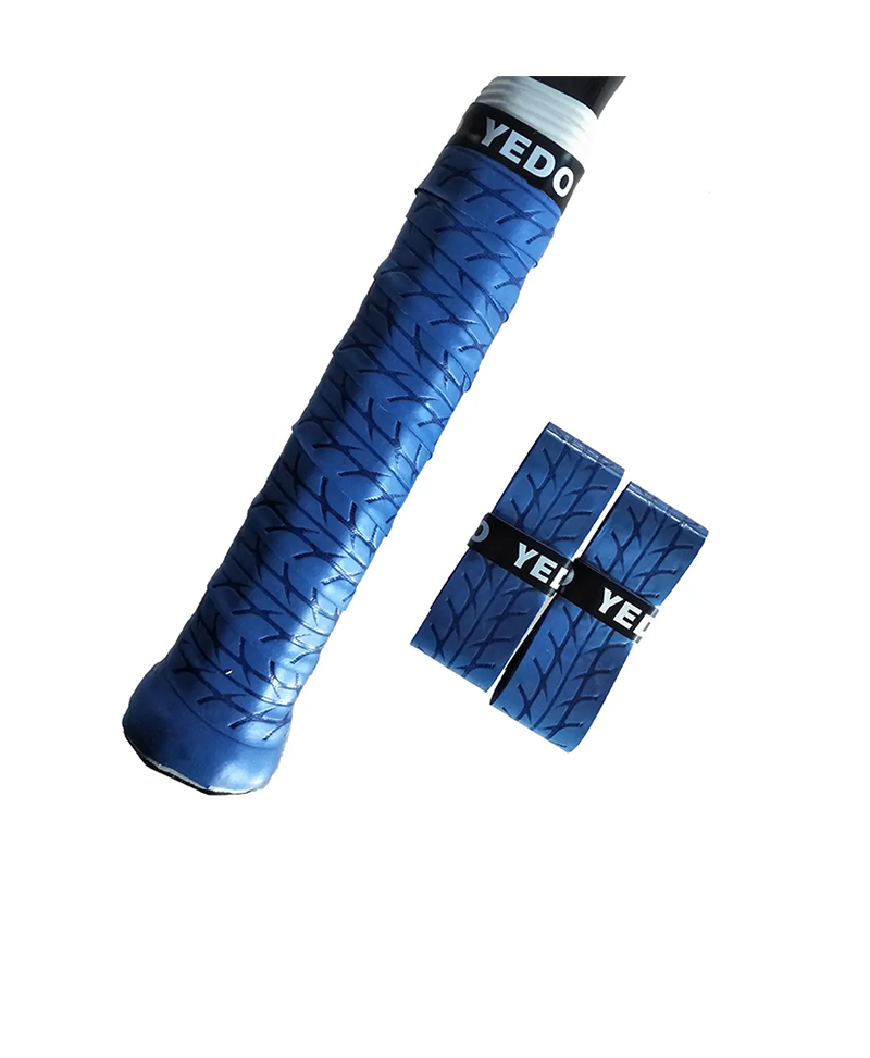 Blue racket grips