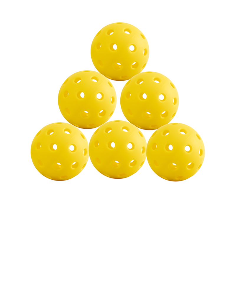Yellow pickleball balls