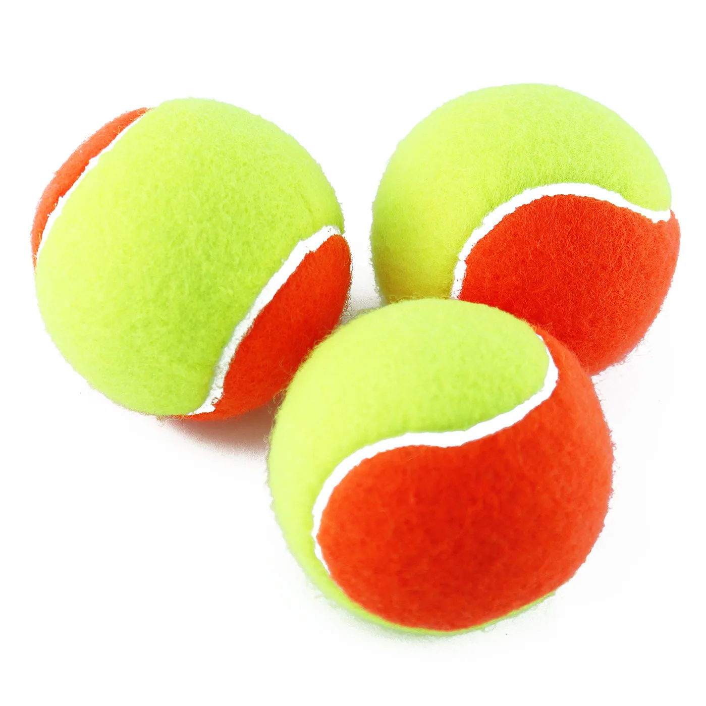 Orange and yellow OEM beach tennis balls B-02