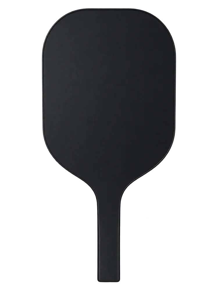 Black pickleball paddle rough blank