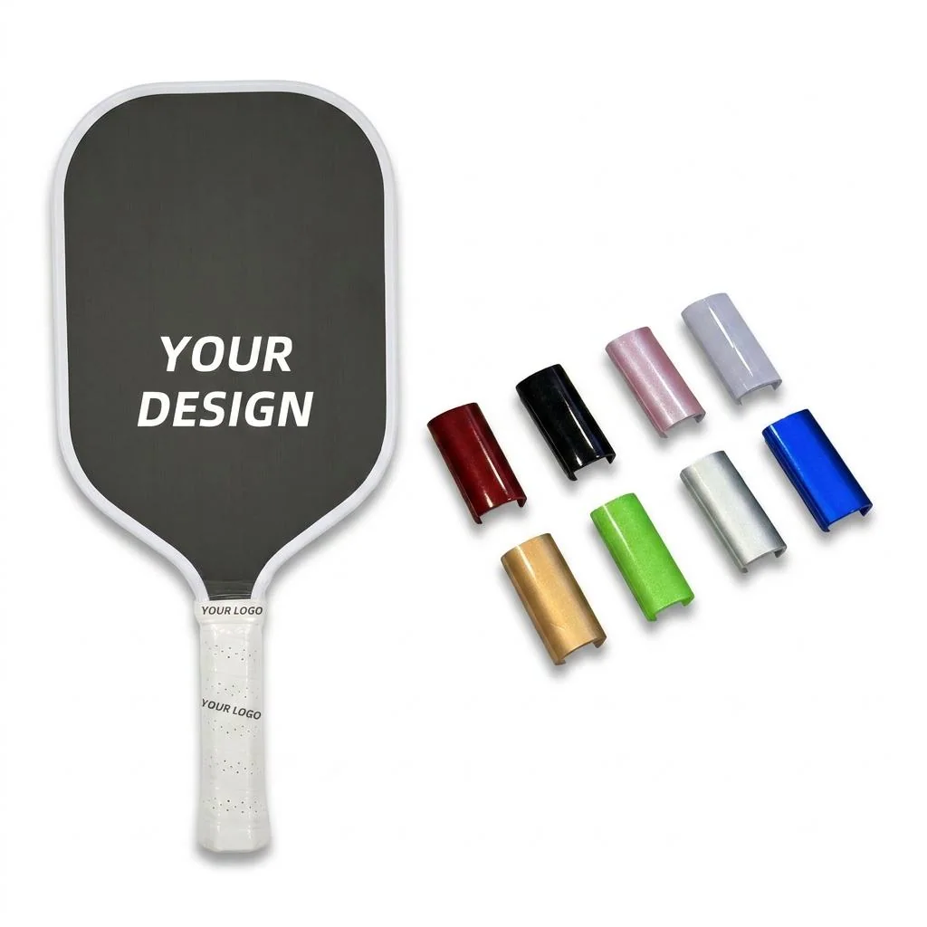 TPU pickleball paddle edge clip in custom colors