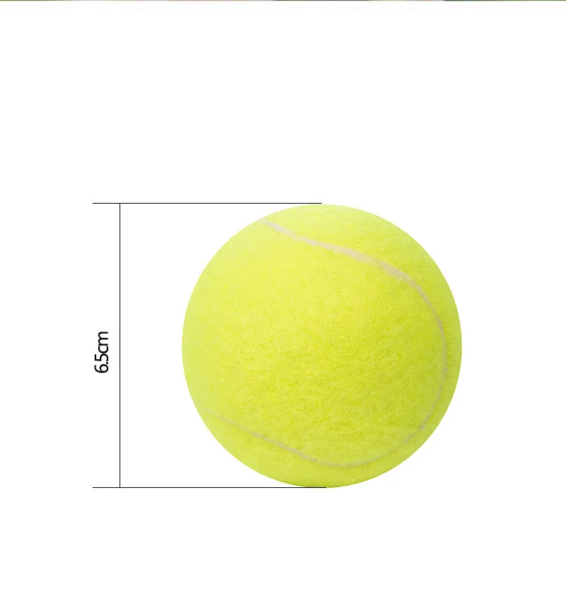 65mm yellow padel ball dimensions