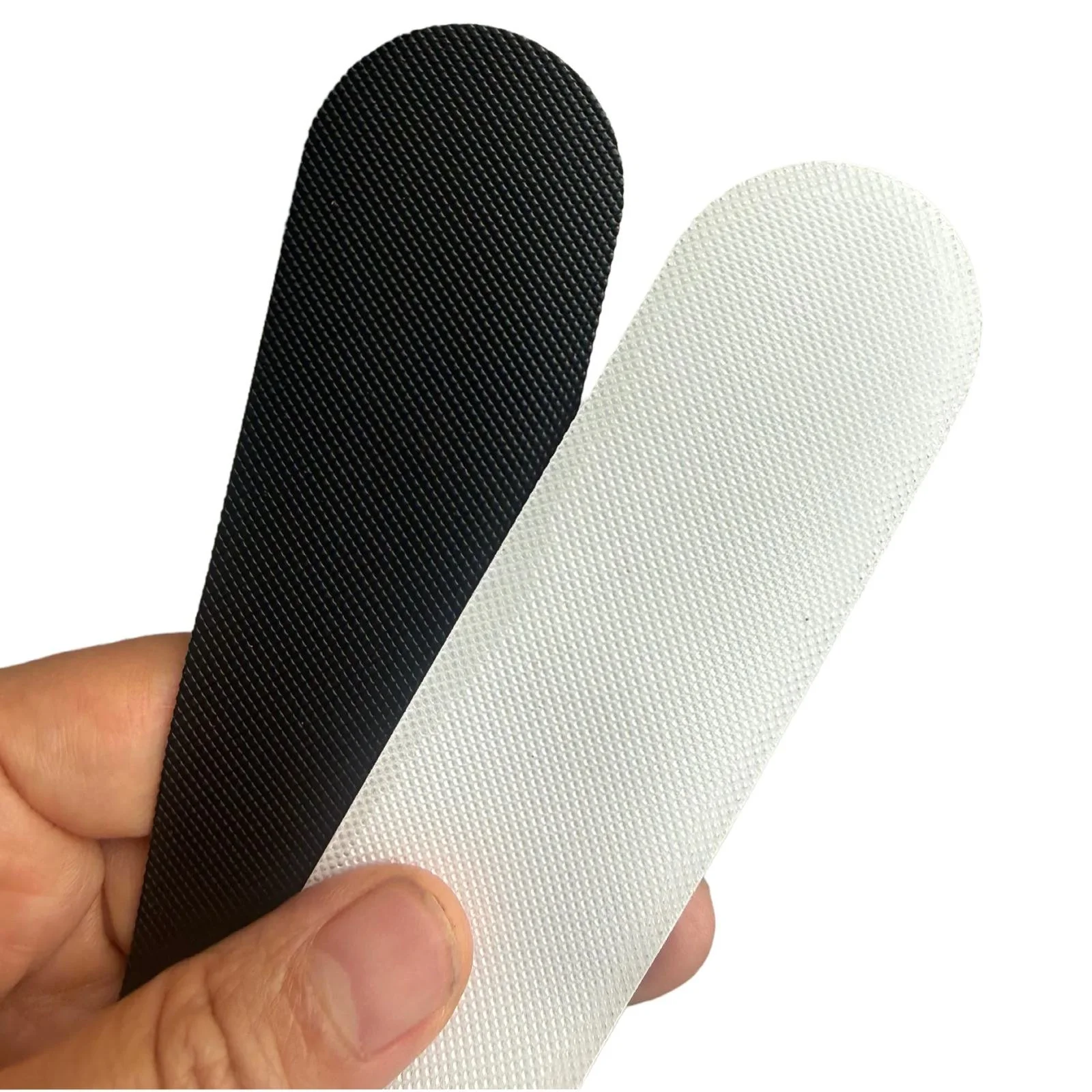 Black and transparent padel racket protection tape guards