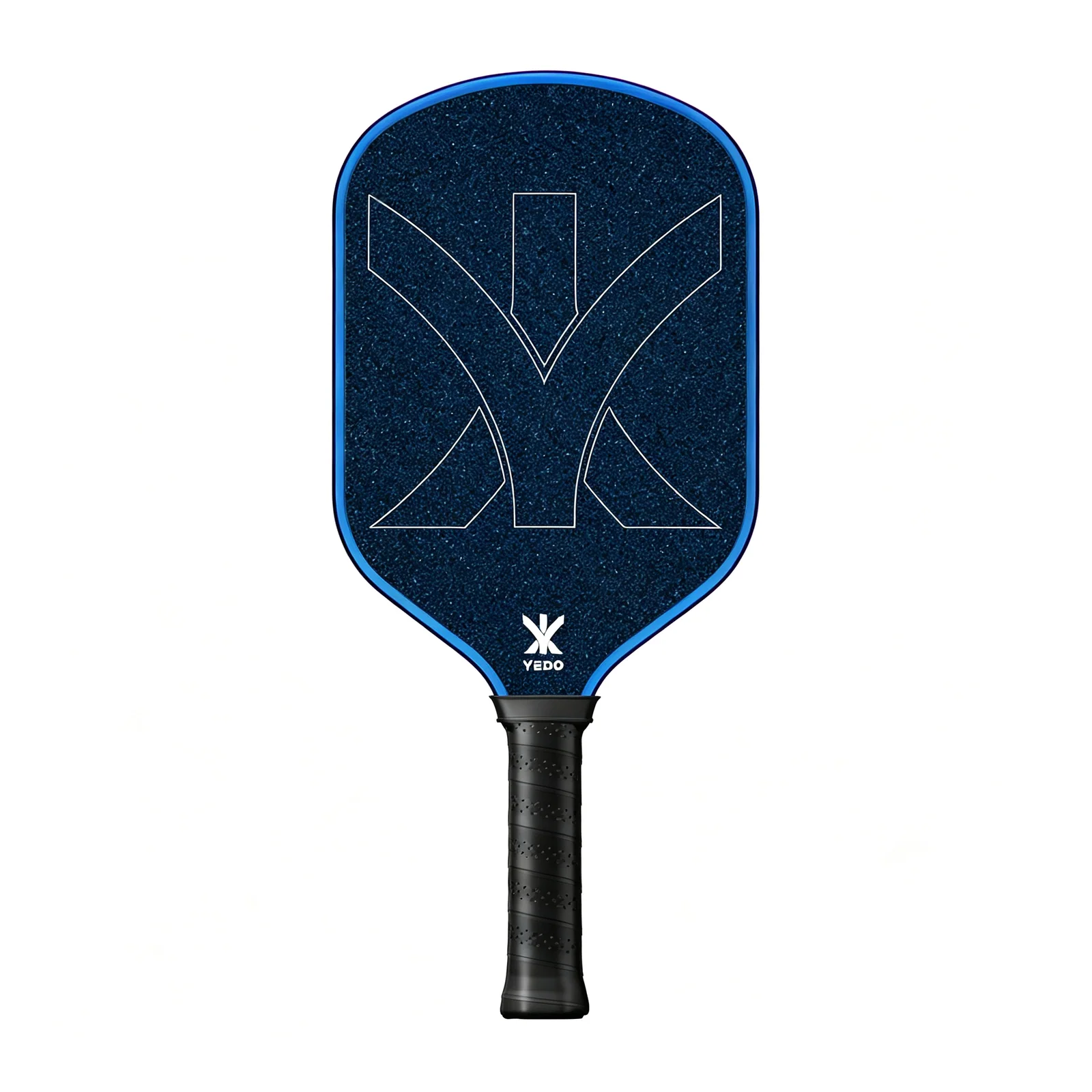Thermoformed zircon surface all-foam pickleball paddle YD-78 front view