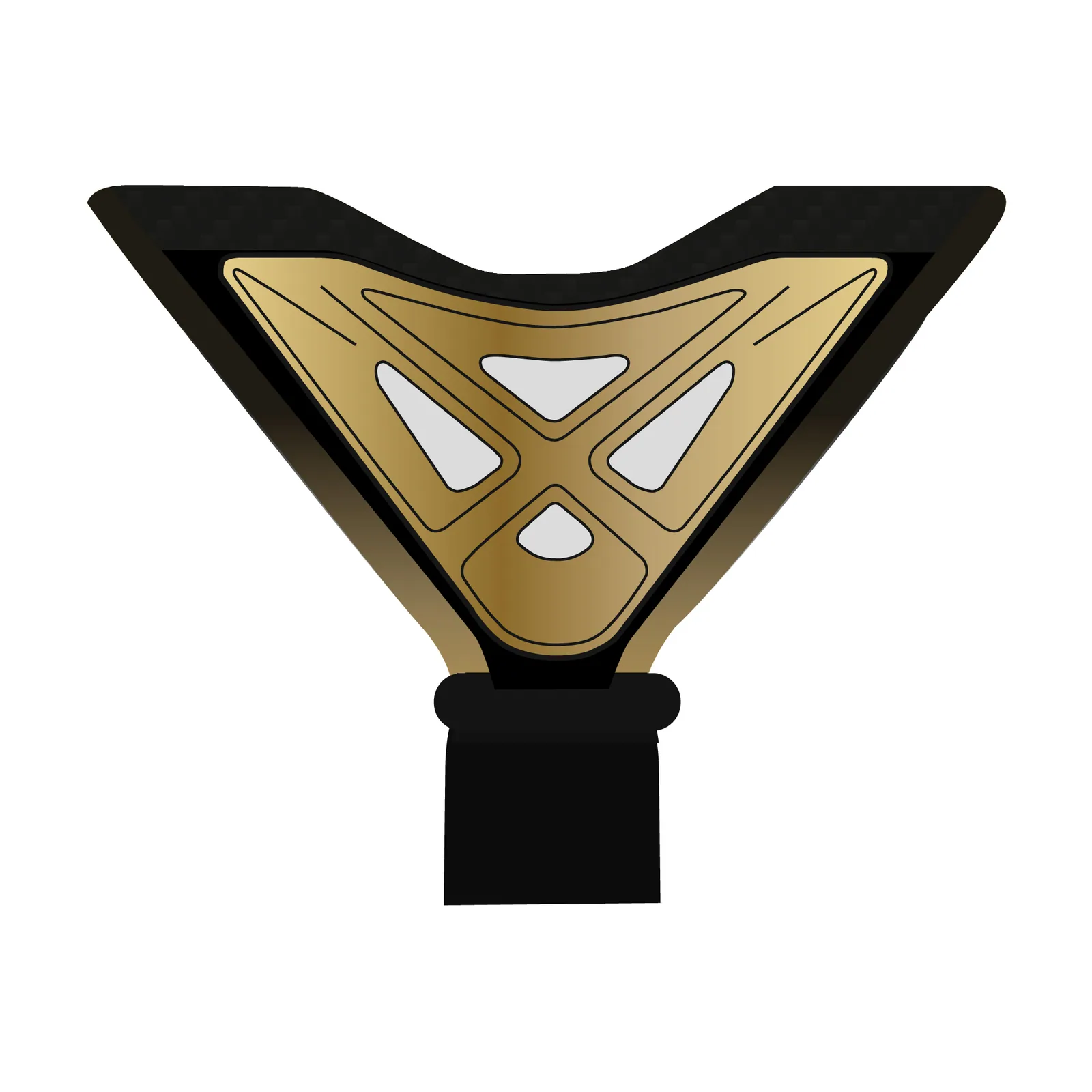 YD2602 padel racket handle and edge detail
